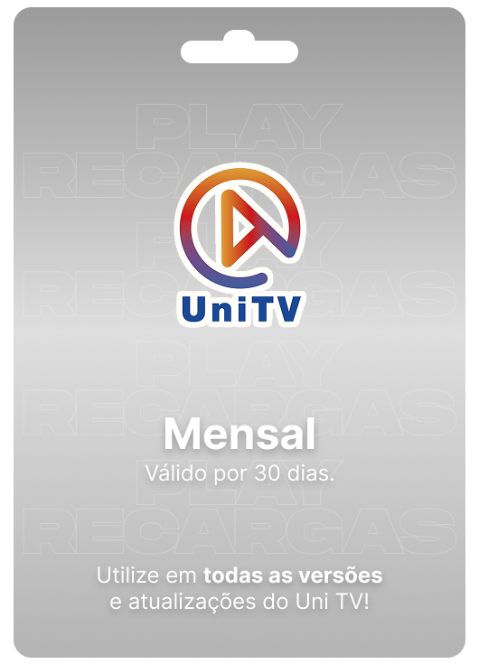 Gift Card Uni TV - Mensal