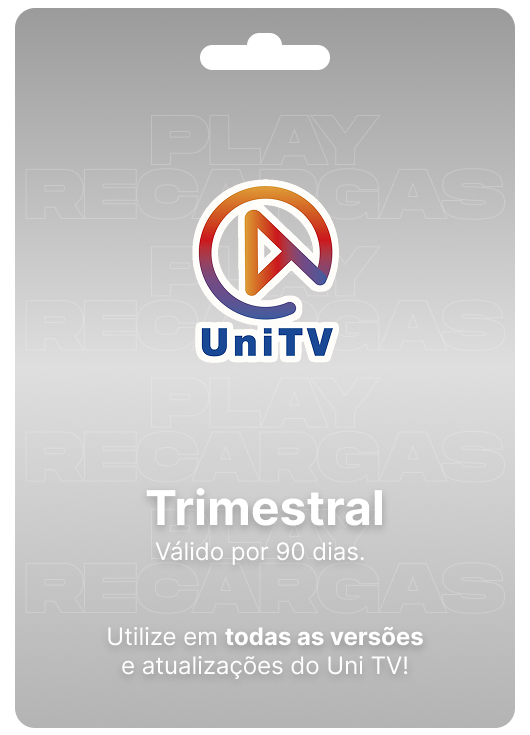 Gift Card Uni TV - Trimestral